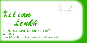 kilian lenkh business card